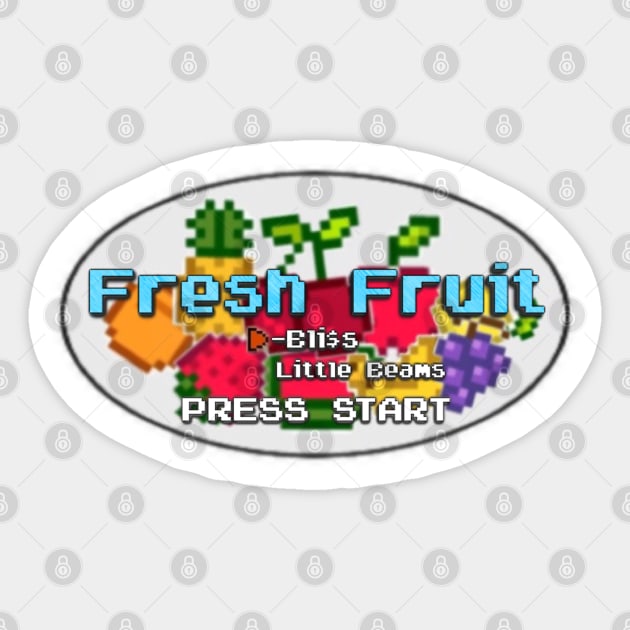 Fresh Fruit Gamer Sticker by littlebeams